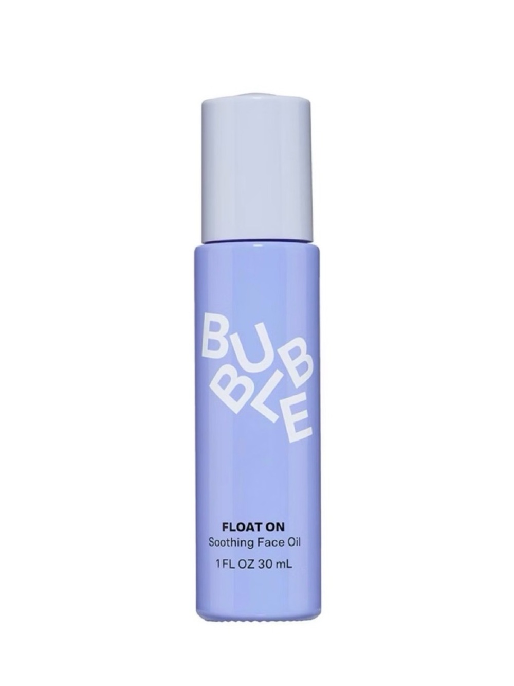 BUBBLE Float On Soothing Face Oil - Lavender Bottle